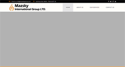 Desktop Screenshot of mazskygroup.com